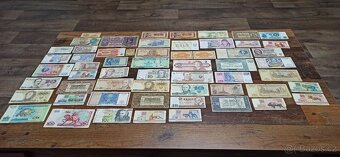 Lot bankovky celý svět. - 2