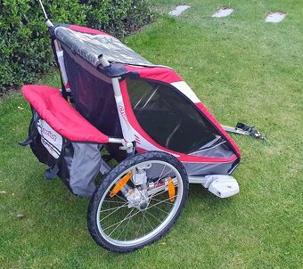 CHARIOT CX 2 - odpružený dětský vozík za kolo - velmi zachov - 2