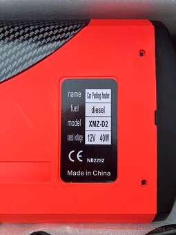 Nezávislé topení naftové 5-8 kW 12V - 2