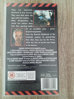 Christopher Lambert podpis VHS Highlander - 2