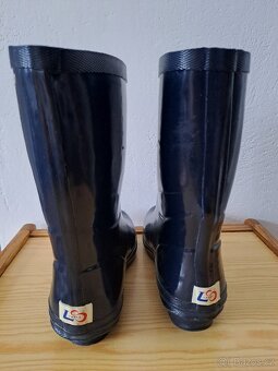 Modré holínky, gumáky, gumovky vel. 41 LS Shoes - 2