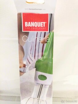 BANQUET Šlehač ruční CULINARIA Red 31 x 7,5 cm SLEVU - 2