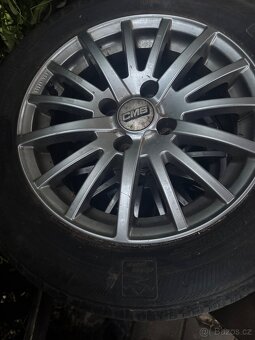 Hliníková kola rozteč citroen 4x108 195/65 r15 - 2