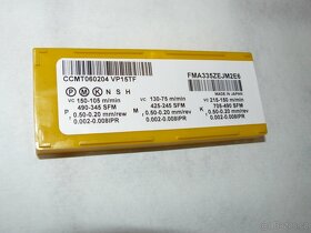 Výměnná břitová destička CCMT060204 VP15TF, Japonsko (NOVÉ) - 2