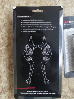 M-Style stavitelné páčky na Yamaha XT660X nebo XT660R - 2