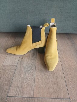 Dámské kotníkové boty celokožené vel. 37 - 2