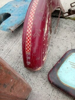 Cz 125b,t,zad.blatnik,Jawa pérák, pulbuben - 2