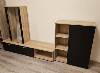 Obývací stěna – TV set – dub / antracitová - 2