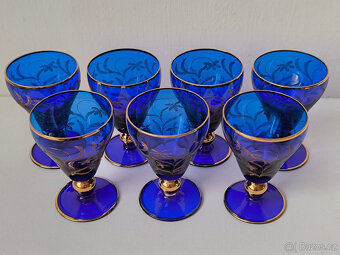 Modrá sklenička 7x - 2