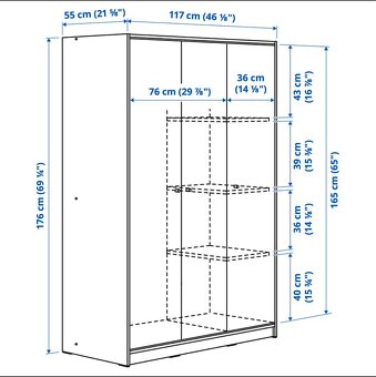 Šatní skříň IKEA - 2