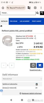 Reflexní páska bílá 50m - 2