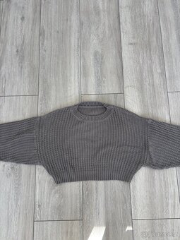Dámský crop top svetr - 2