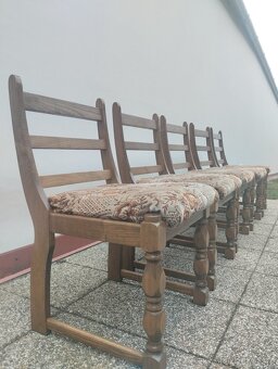 židle z masívu, polokřesílka, rustikální nábytek - 2
