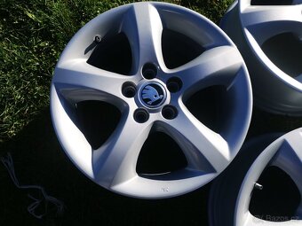 Alu disky originál Škoda 5x100 R15 (5J0601025A) - 2