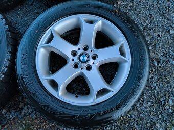 Litá kola 5x120 r18, zánovní zimní pneu 255/55/18 - 2