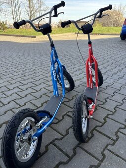 Dětská koloběžka Yedoo One - modrá/červená - 2