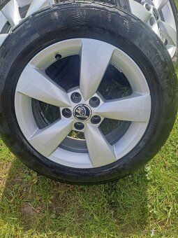 Alu kola 5x100 Škoda Rapid, Fabia III 185/60 R15 - 2