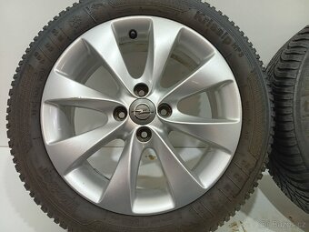 Zimní kola OPEL 4x100 R16 ET40 pneu 195/55/16/ - 2