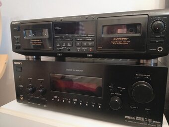 Sony tápe deck + zesilovač - 2