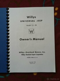 Příručky Jeep Willys - 2