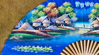 Dekorace - vějíř - 2