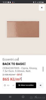 Obklad 7.5 X 15 cm Eccentrico - 2