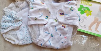 Látkové pleny, vložky a svrchní kalhotky 2-5 kg - 2