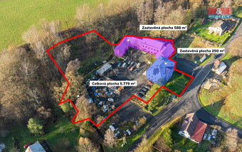 Prodej nájemního domu, 5779 m², Kerhartice - Česká Kamenice - 2