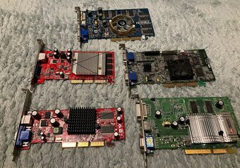 Starší RETRO grafické karty do AGP slotu, cena od 249,- - 2