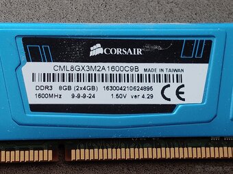 DDR3 ramky 2x 8GB + 1x8GB - 2