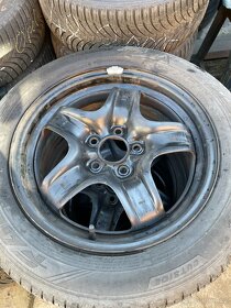 Plech disky 5x108 včetně letních pneu 205/55R16 - 2