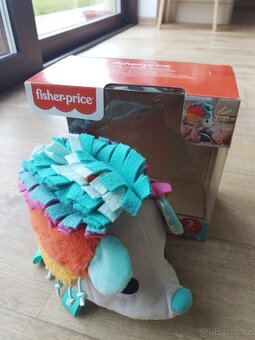 FISHER PRICE barevný ježek, senzorická hračka - 2
