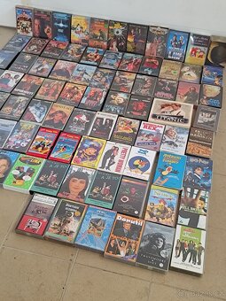 VHS kazety - originální - sbírka 83 kusů - 2