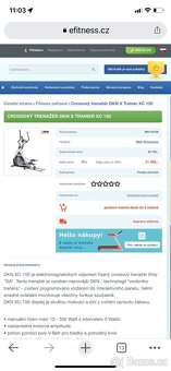Elipticky trenažér - 2
