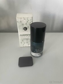 Magnetický lak na nehty - tmavě modrý - 2