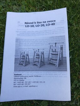 Lis na ovoce 20l - 2