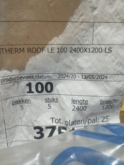 Utherm Roof LE LS 100 mm 1,2×2,4 m - 2