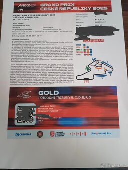 2 vstupenky na MotoGP Brno 2025 (18.-20.7.) - 2