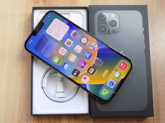 APPLE iPhone 13 Pro MAX 128GB Graphite - ZÁRUKA-TOP STAV - 2