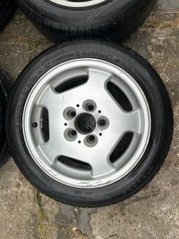 Alu kola Mercedes 5x112 + letní pneu 195/50/15 - 2