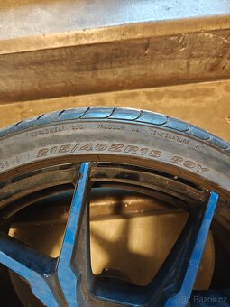 Alu kola Keskin KT19 18" – 5x100, ET30 + pneu 215/40 R18 - 2