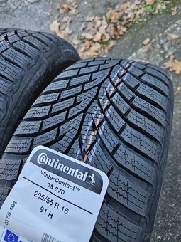 Nové zimní pneu Continental TS870 205/55 R16 - 2