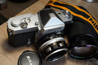 Kinofilmový fotoaparát Nikon Nikomat FT N + 2x objektiv - 2