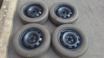 Pěkná zimní kola Dunlop 15" 5x100 Octavia 1, Golf 4 - 2