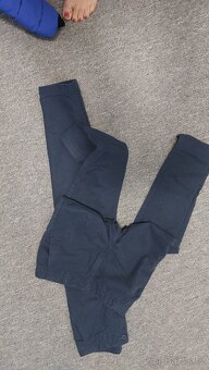 Modré kalhoty vel. 146 - 2x - 2