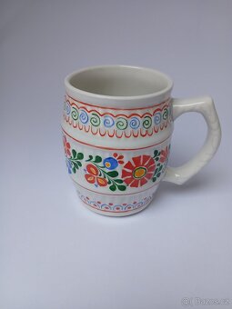 Keramický malovaný půllitr - 2