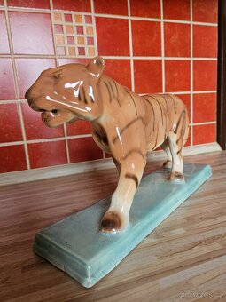 keramika soška tygr - Ditmar Urbach - 2