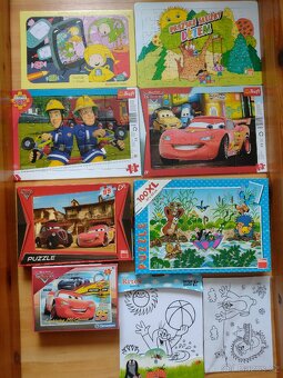 Puzzle - Krteček, Auta, Požárník Sam, - 2