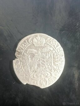 Leopold 1665 stříbrná mince - 2
