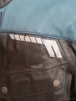 Pánská kožená bunda na motorku - 2